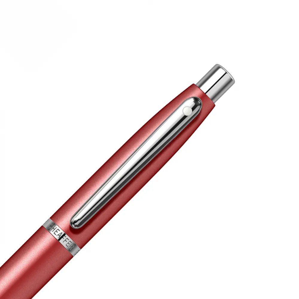 Химикалка Sheaffer VFM -  Excessive Red Chrome Trim - 2