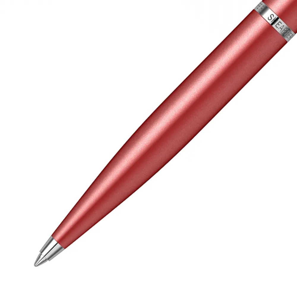 Химикалка Sheaffer VFM -  Excessive Red Chrome Trim - 4
