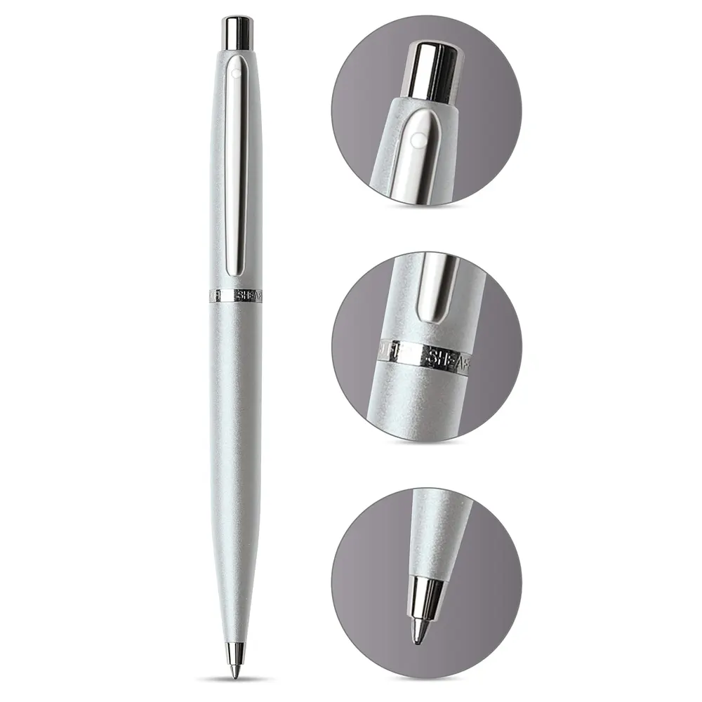 Химикалка Sheaffer VFM - Strobe Silver Chrome Trim - 5