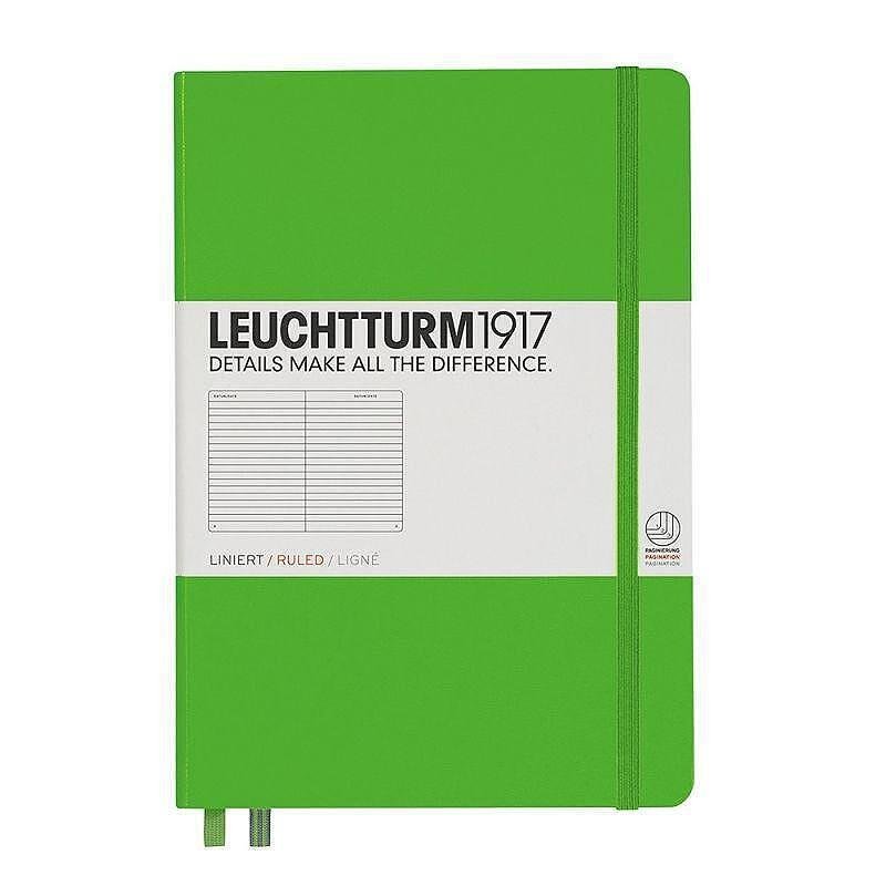 Тефтер А5 Leuchtturm1917 Notebook Medium Fresh Green, твърди корици, на редове