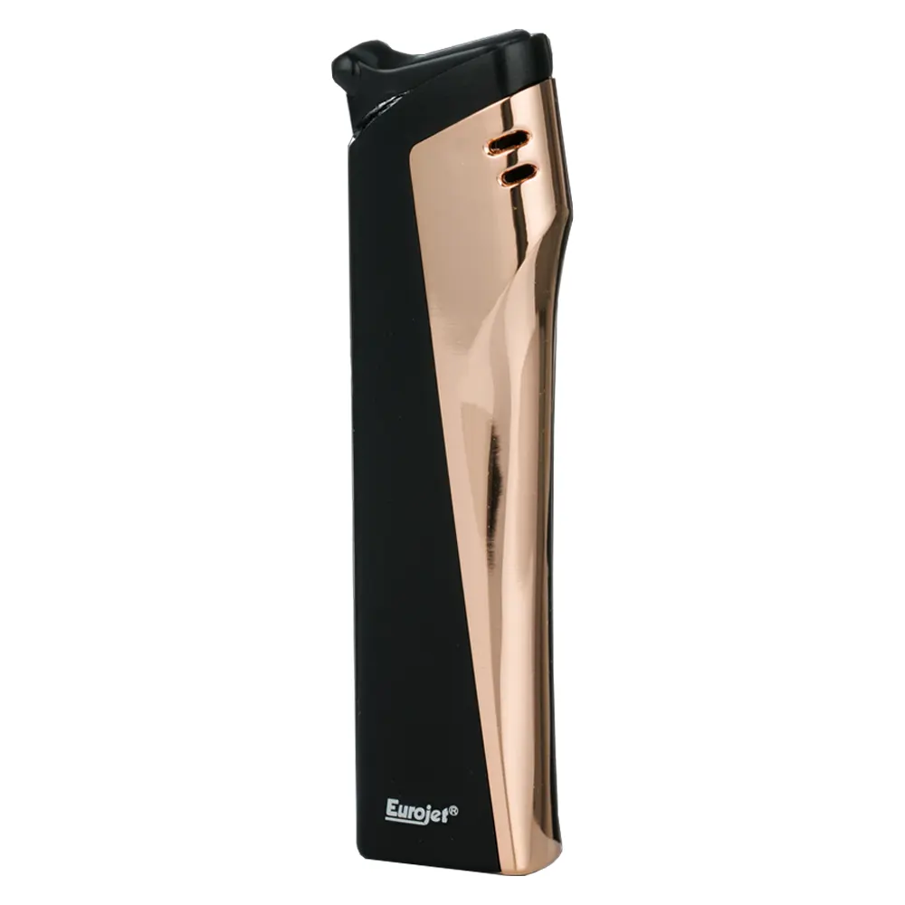 Запалка Eurojet, мек пламък, black-gold