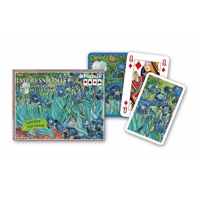 Карти за игра Piatnik - Van Gogh – Iris, 2x тестета