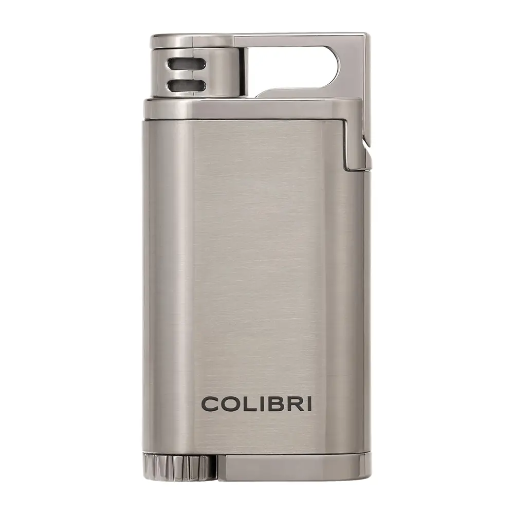 Запалка Colibri - Belmont II, единичен Jet пламък, Gunmetal