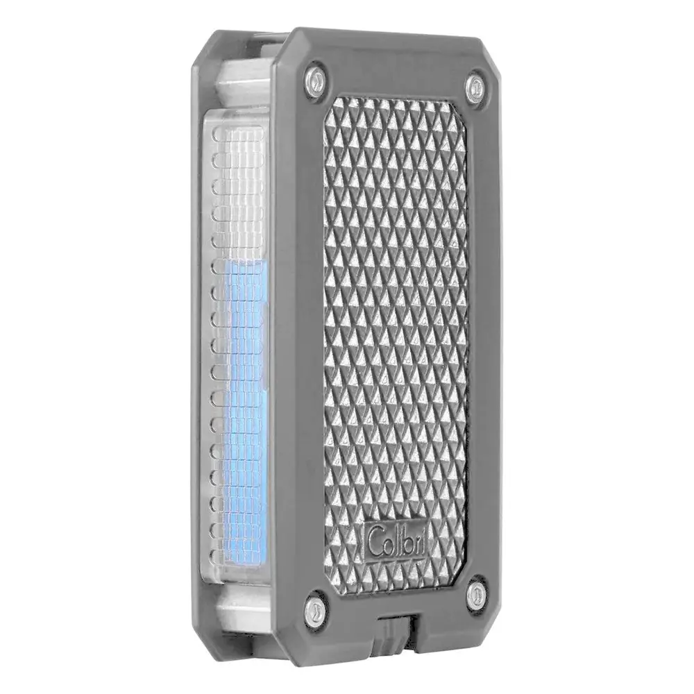 Запалка Colibri - Rally, единичен Jet пламък, Gunmetal Brushed - 2