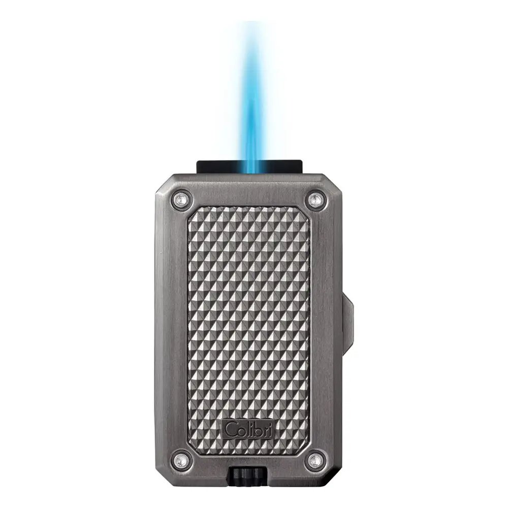Запалка Colibri - Rally, единичен Jet пламък, Gunmetal Brushed - 3