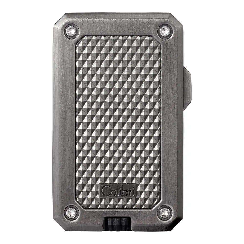 Запалка Colibri - Rally, единичен Jet пламък, Gunmetal Brushed