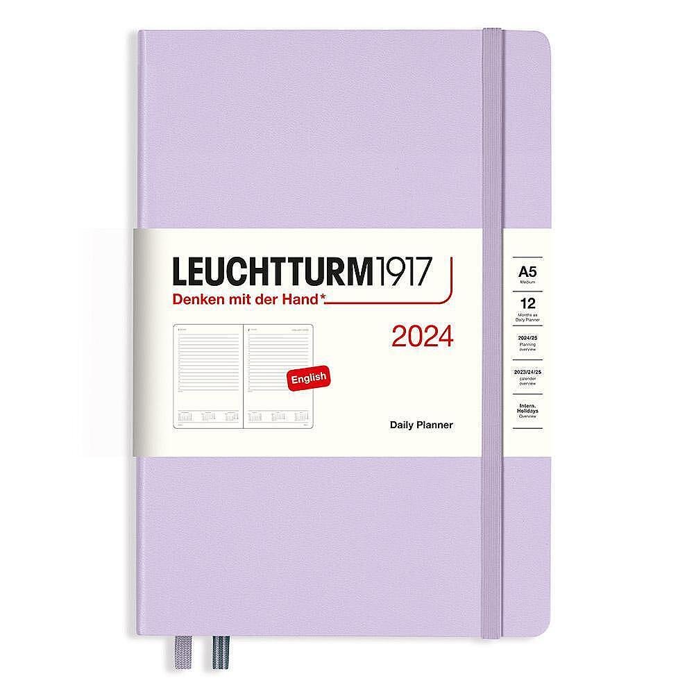 Тефтер А5 Leuchtturm1917 Daily Planner 2024, Lilac