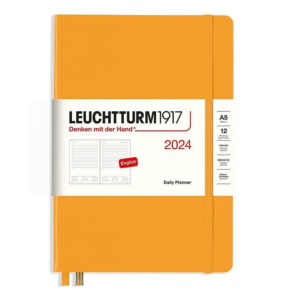 Тефтер А5 Leuchtturm1917 Daily Planner 2024, Rising Sun