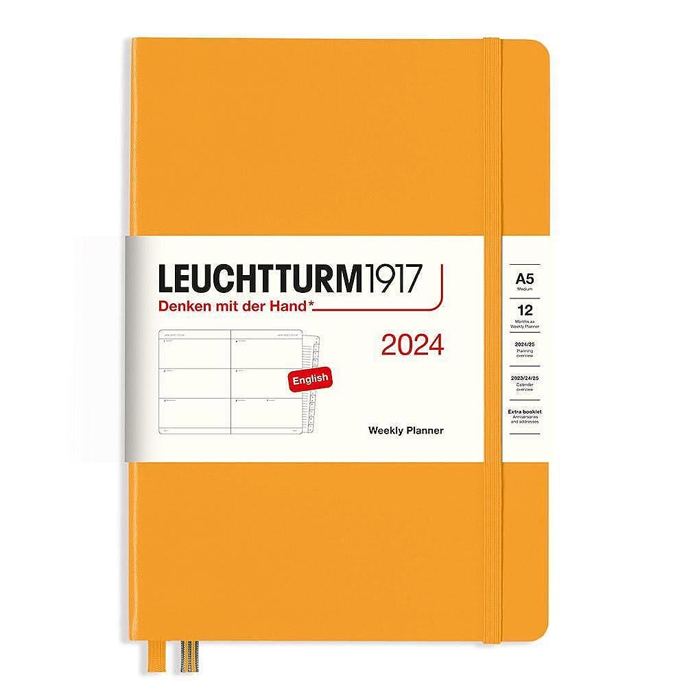 Тефтер А5 Leuchtturm1917 Weekly Planner 2024, Rising Sun