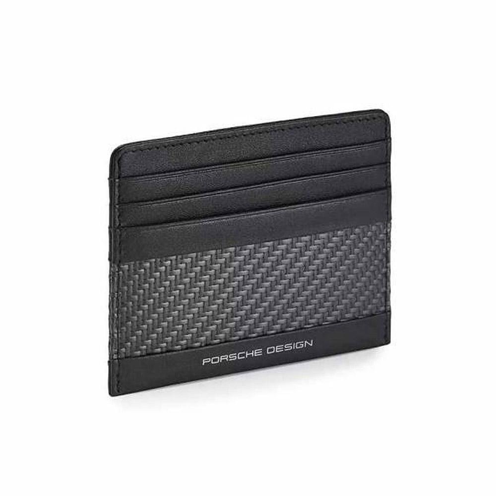 Калъф за кредитни карти Porsche Design - Carbon 6, RFID защита, черен