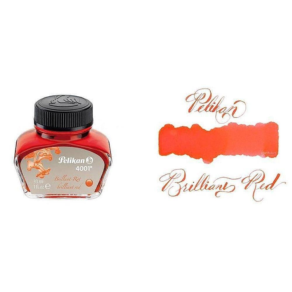 Мастилница Pelikan, 30мл - червен цвят