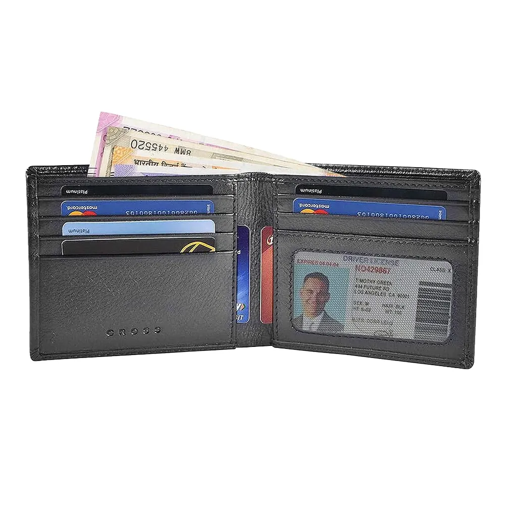Мъжки портфейл Cross - Ariel ID, черен - 2
