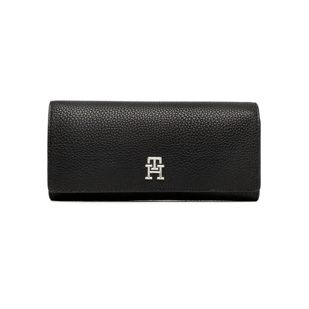 Дамски портфейл Tommy Hilfiger, черен