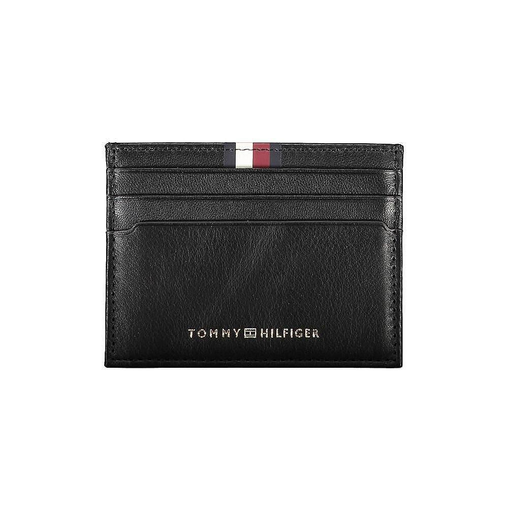 Калъф за кредитни карти и документи Tommy Hilfiger с 6 отделения, черен