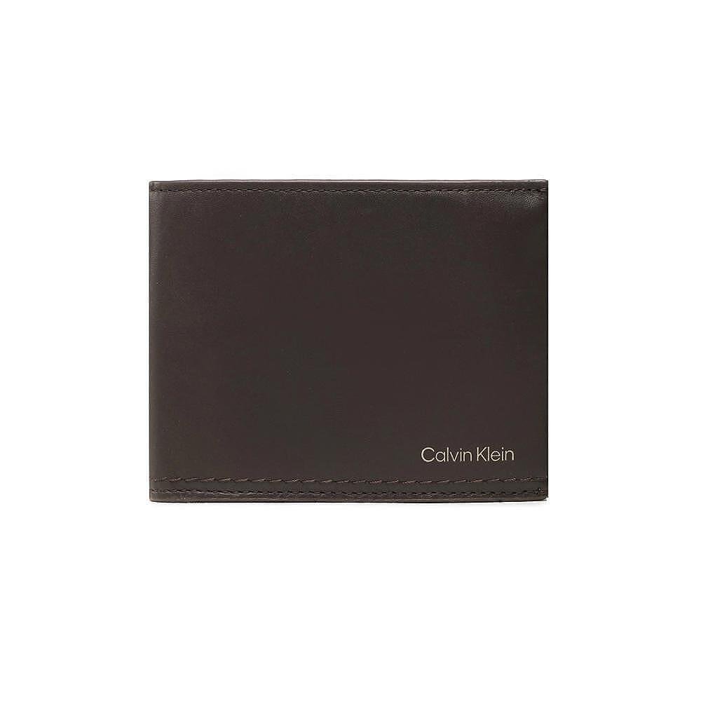 Мъжки портфейл Calvin Klein с монетник, кафяв