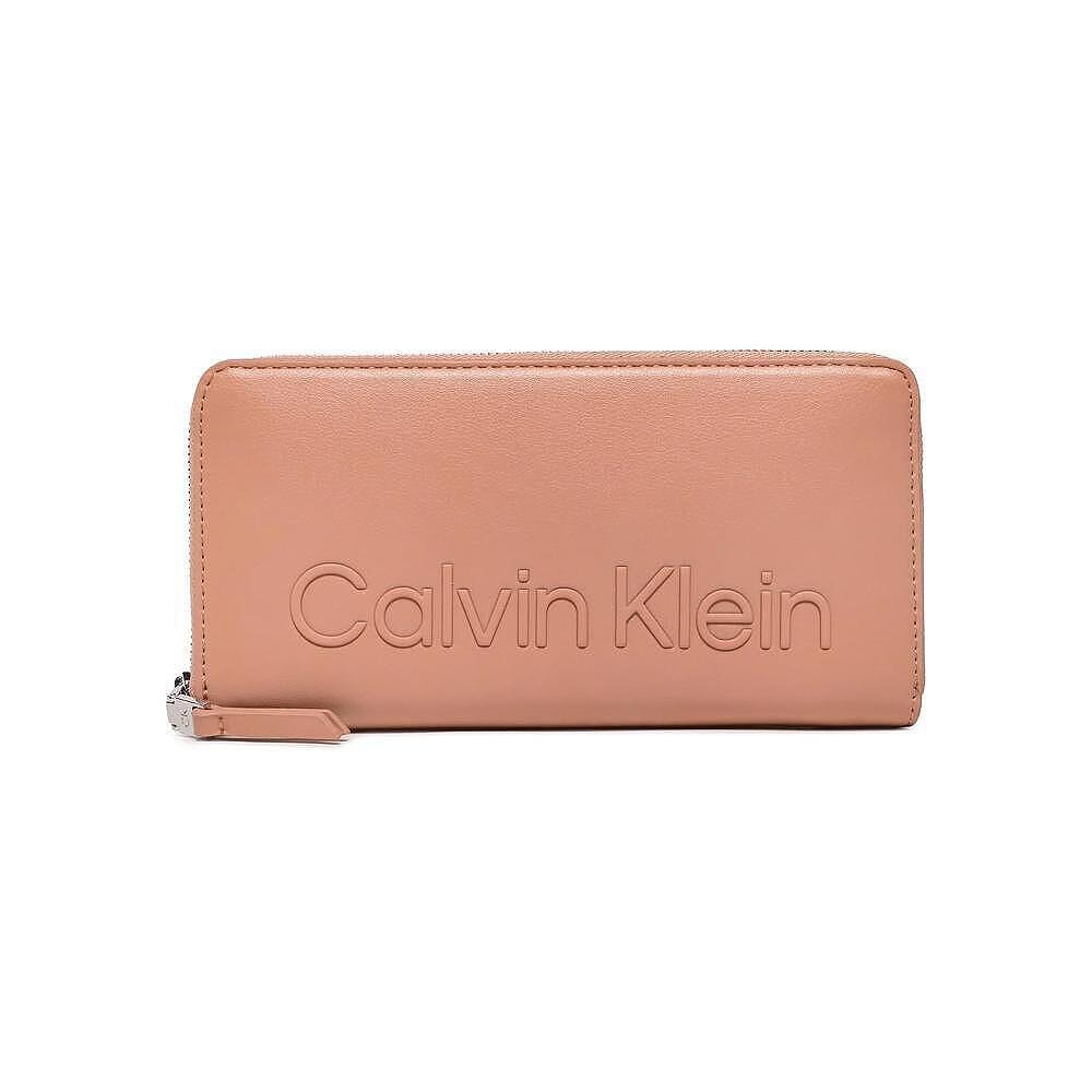 Дамски портфейл Calvin Klein, розов