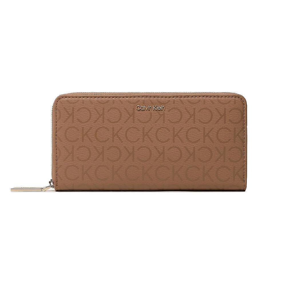 Дамски портфейл Calvin Klein, бежов