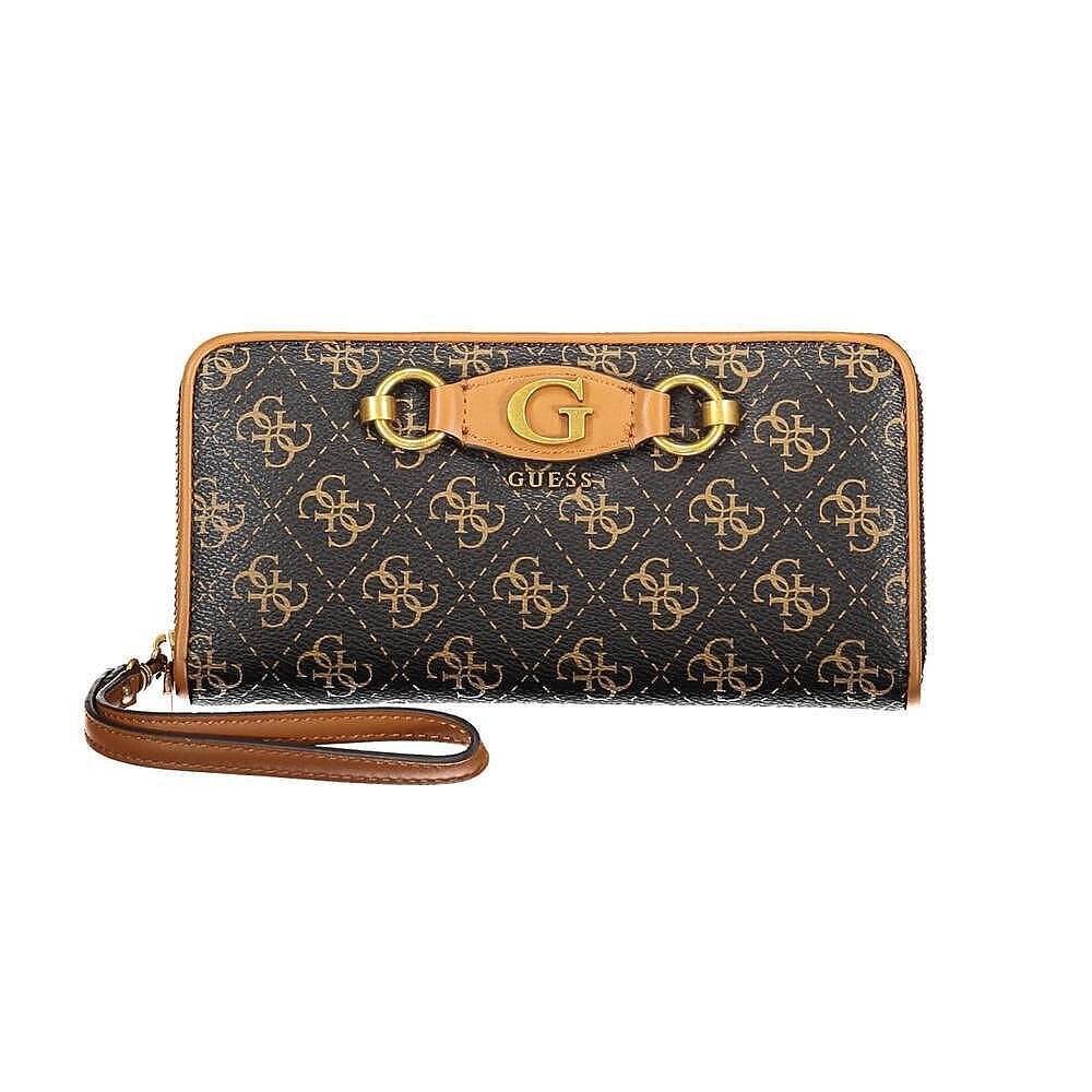 Дамски портфейл Guess, кафяв