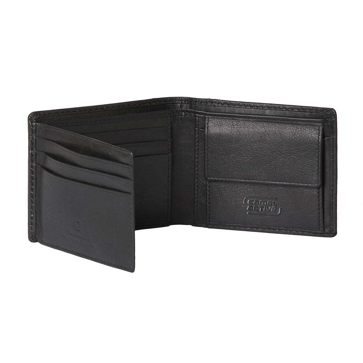 Малък портфейл Camel Active Cordoba Black, черен - 2
