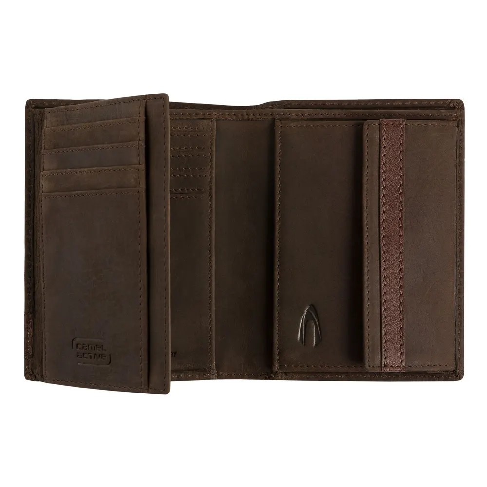 Вертикален мъжки портфейл Camel Active Taipeh, с RFID защита, кафяв - 2
