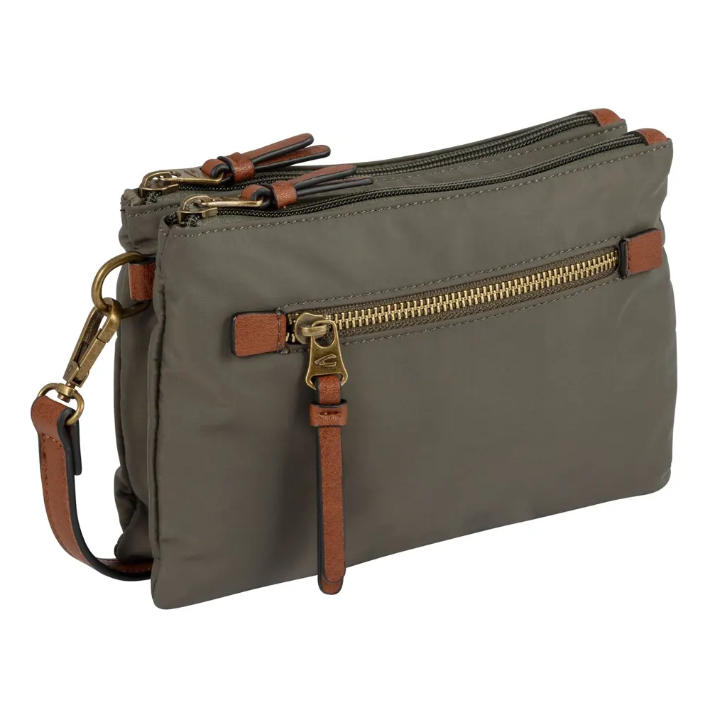 Малка дамска чанта за рамо Camel Active Bari Khaki