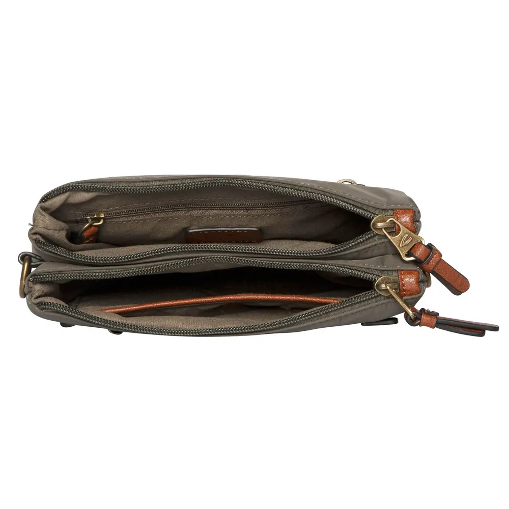 Малка дамска чанта за рамо Camel Active Bari Khaki - 3