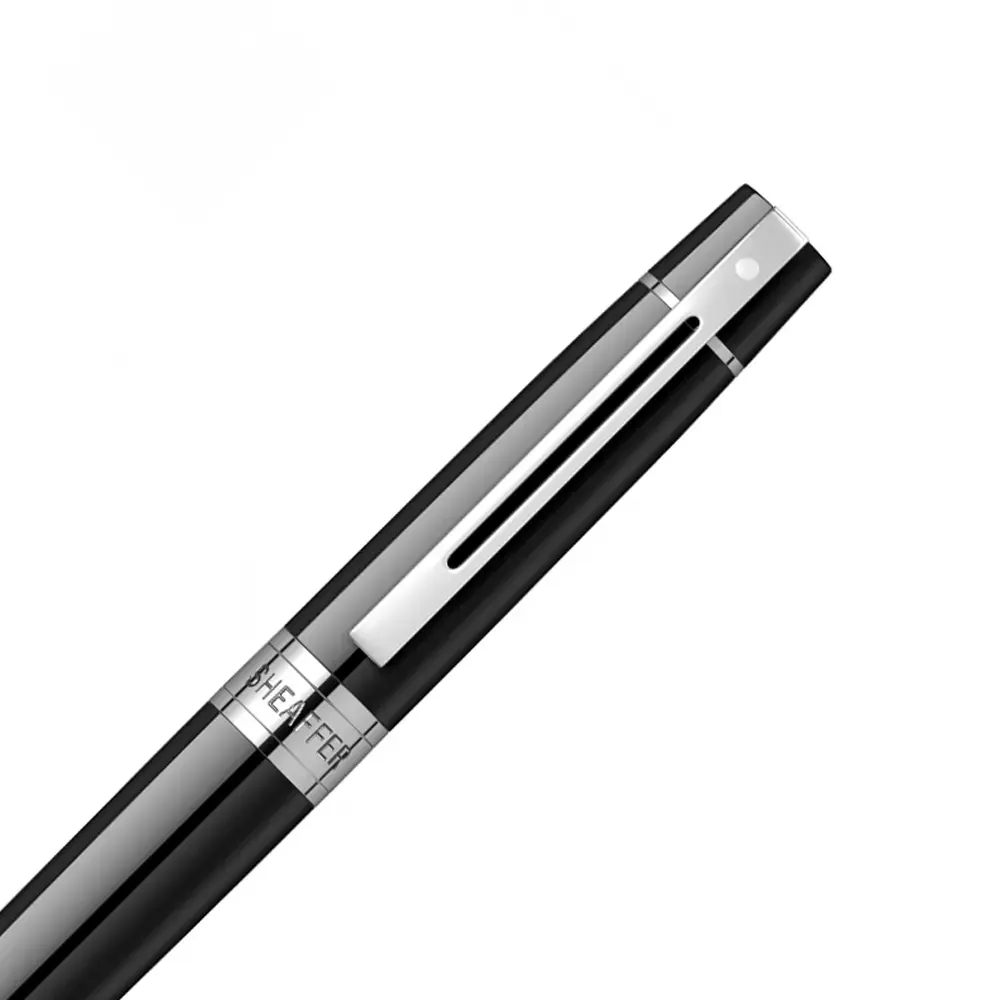 Комплект Sheaffer - химикалка 300 Glossy Black и калъф за пишещо средство - 5