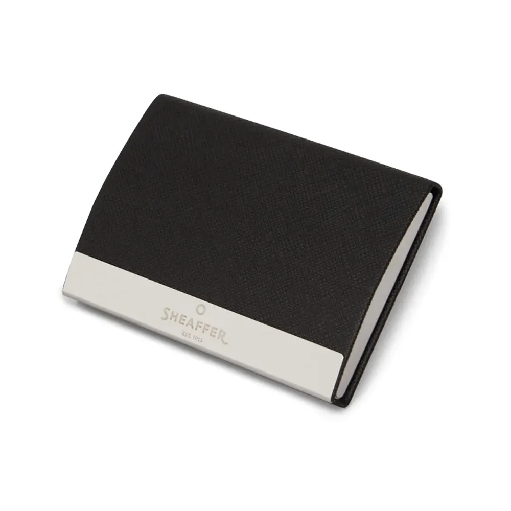 Комплект Sheaffer - химикалка 100 Brushed Chrome и визитник - 2