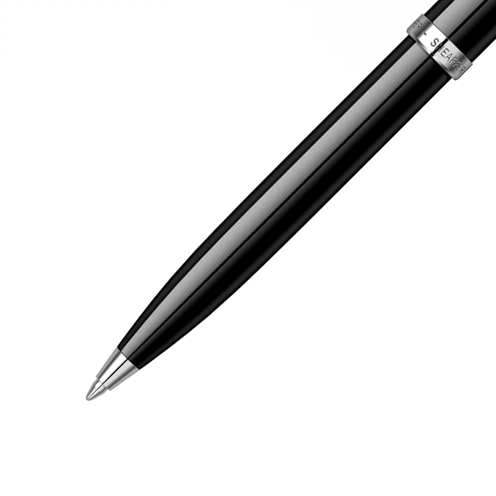 Комплект Sheaffer - химикалка 100 Glossy Black и визитник - 6