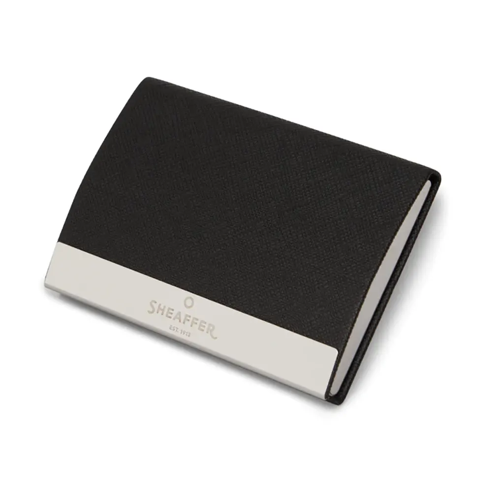 Комплект Sheaffer - химикалка 100 Glossy Black и визитник - 2