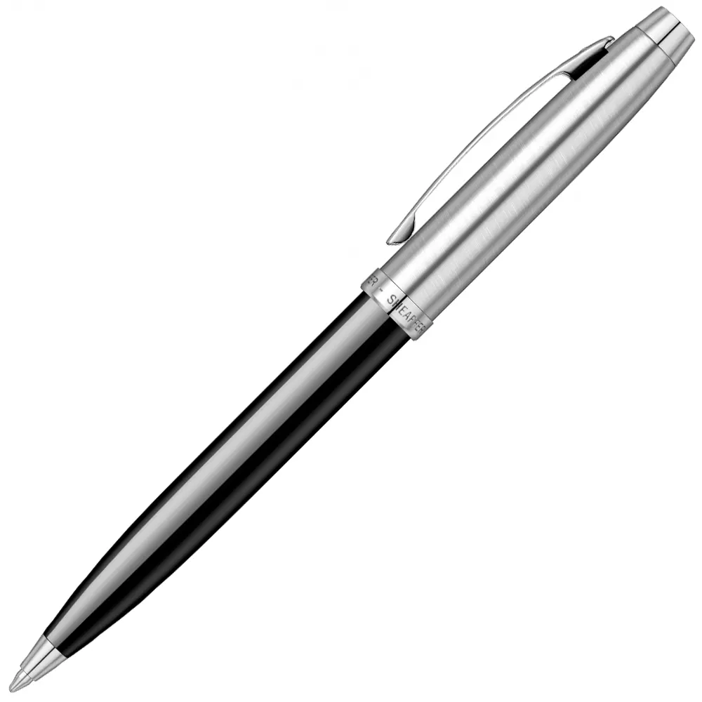 Комплект Sheaffer - химикалка 100 Glossy Black/Chrome и визитник - 6
