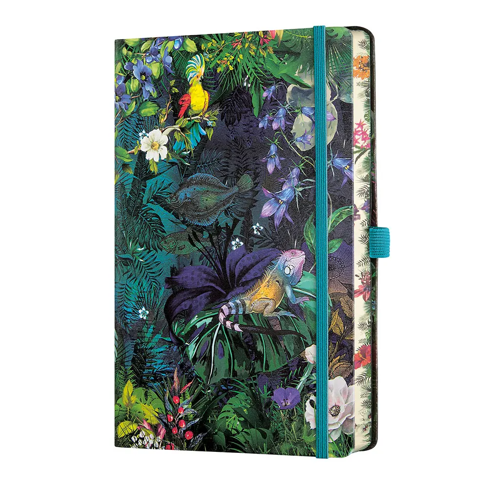 Тефтер Castelli Milano Eden - Lily, 13см x 21см, на редове - 2