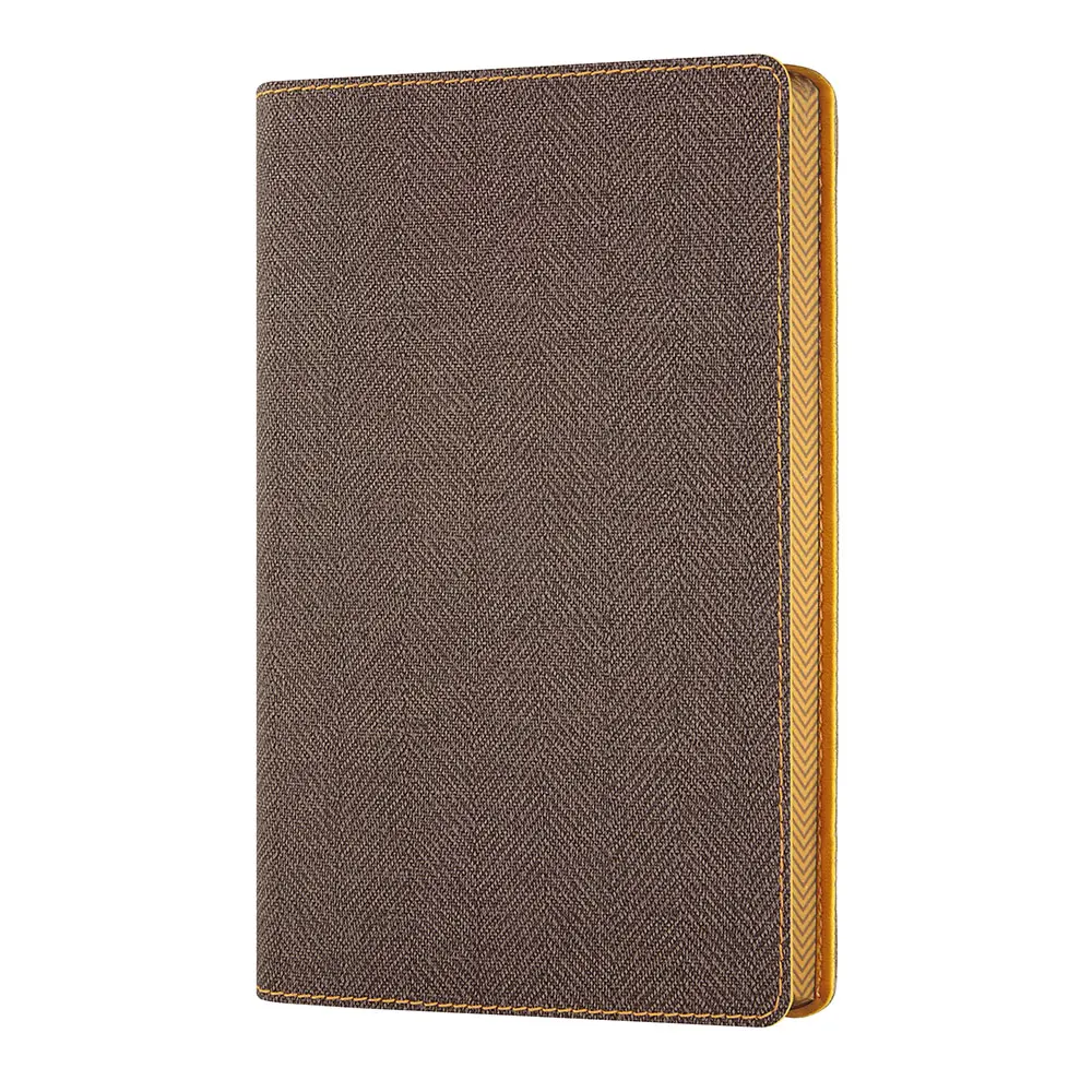 Тефтер Castelli Milano Harris - Tobacco Brown, 13см х 21 см, на редове - 2