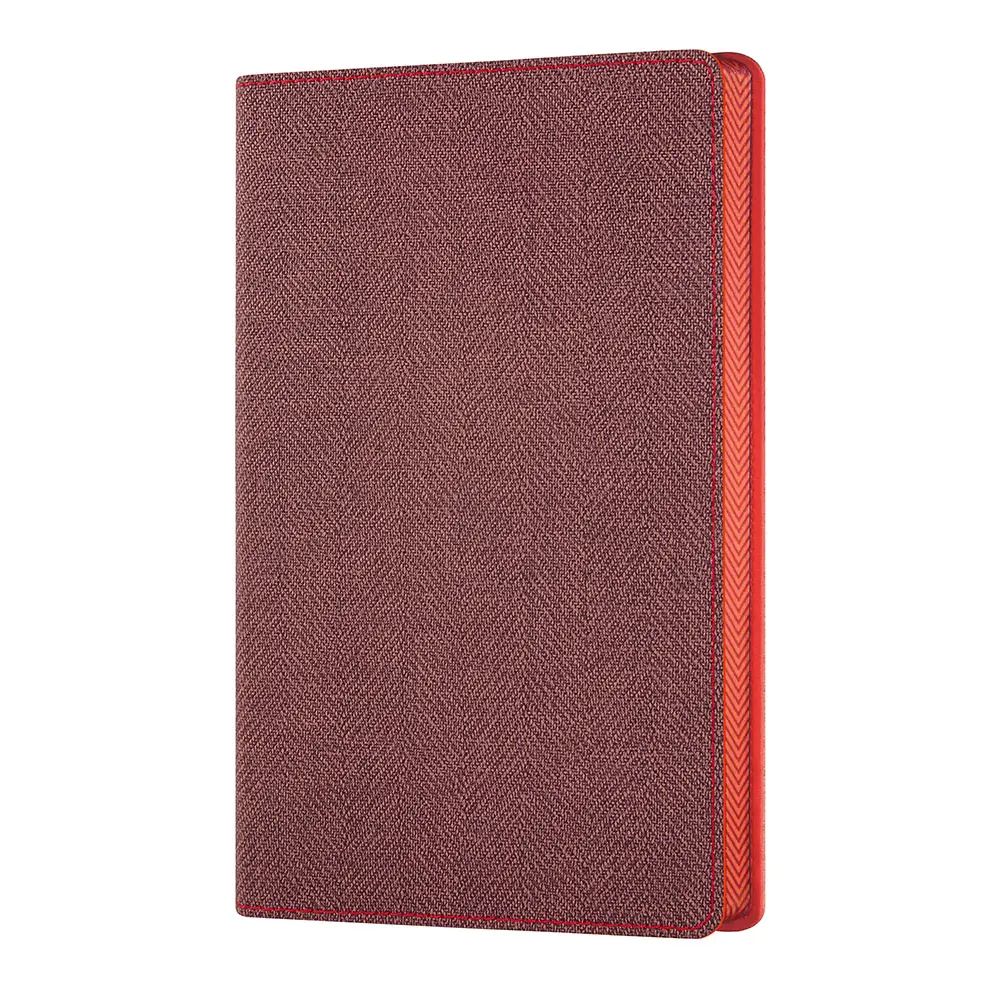 Тефтер Castelli Milano Harris - Maple Red, 13см х 21 см, на редове - 2