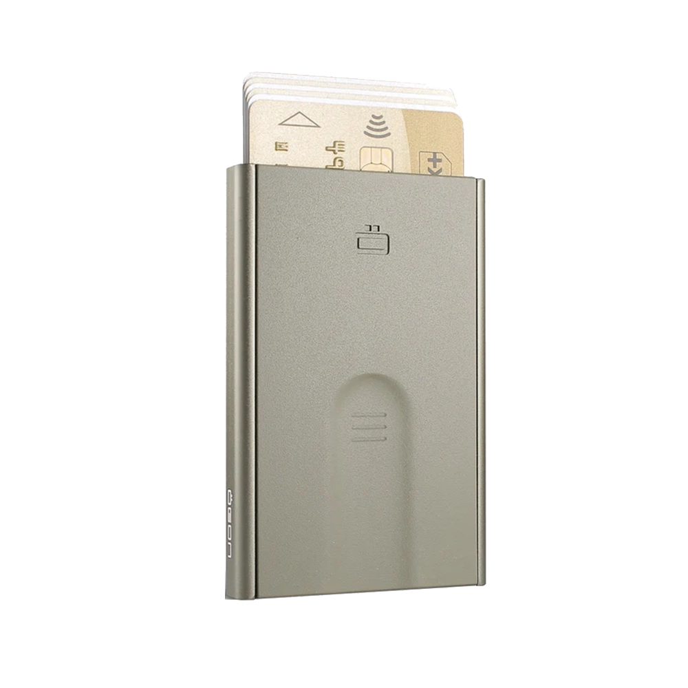 Портфейл OGON - Slider, до 6 карти, RFID защита, зелен - 2