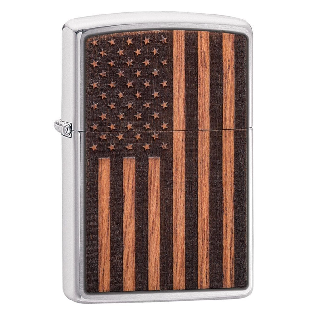 Запалка Zippo - WOODCHUCK USA American Flag
