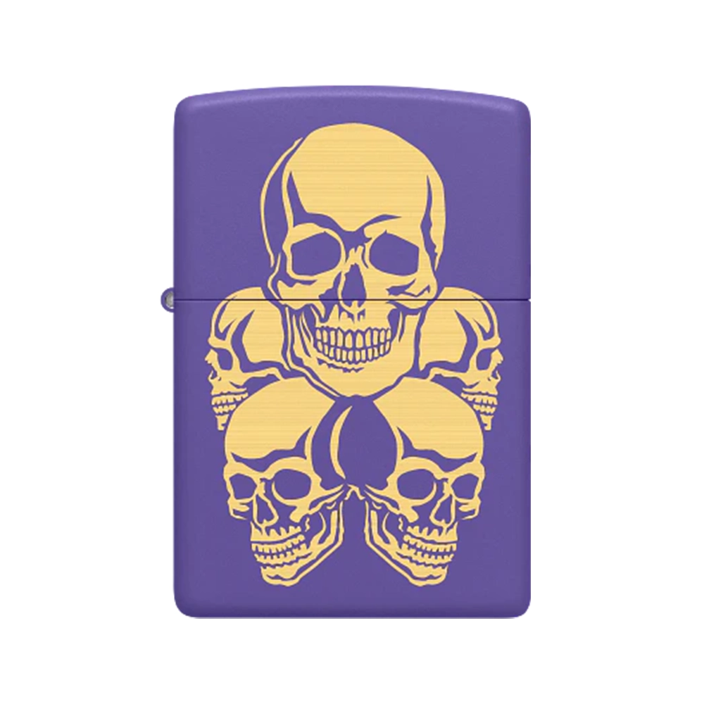Запалка Zippo - Skulls Purple Matt - 3