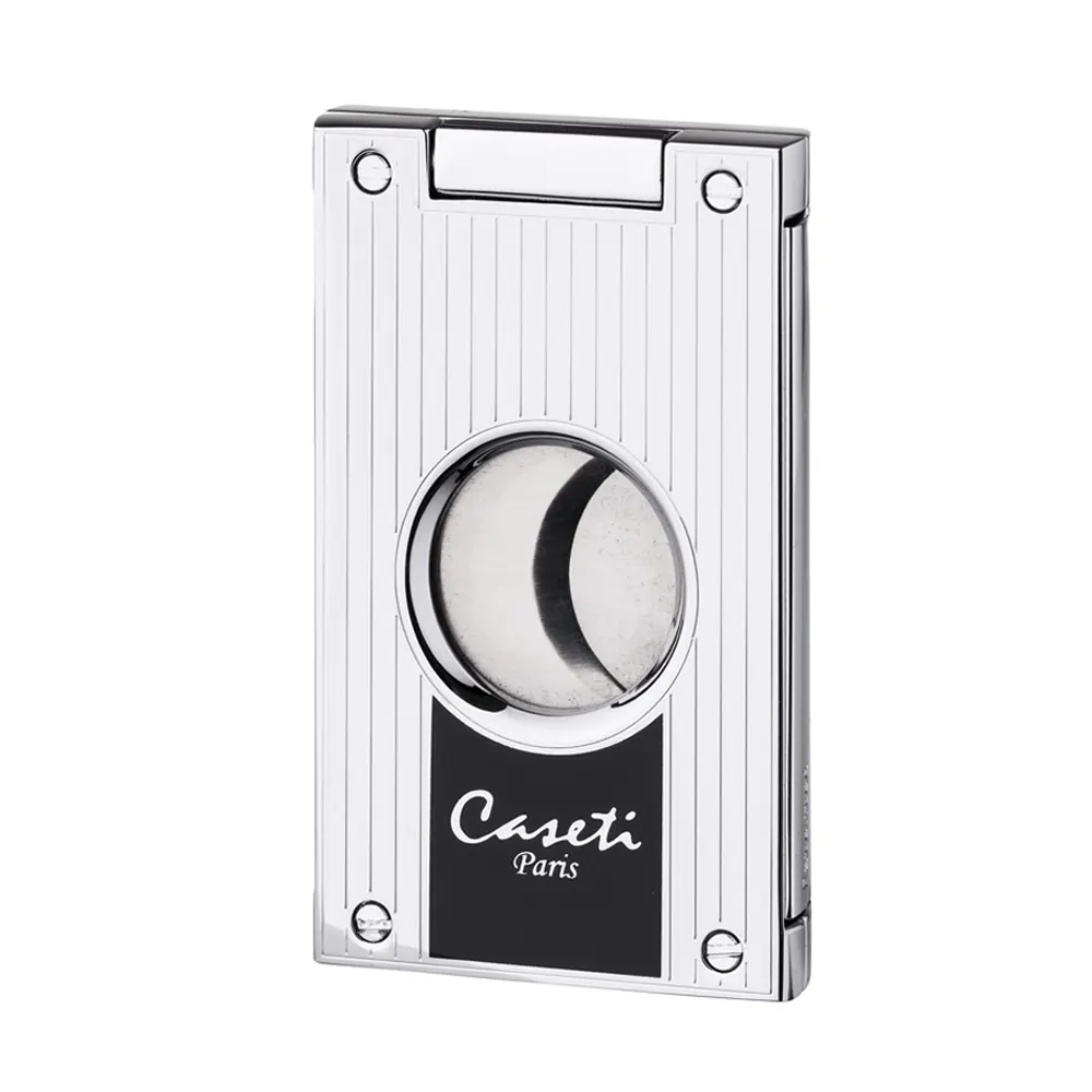 Резачка за пури Caseti - Chrome & Lines, 22 мм