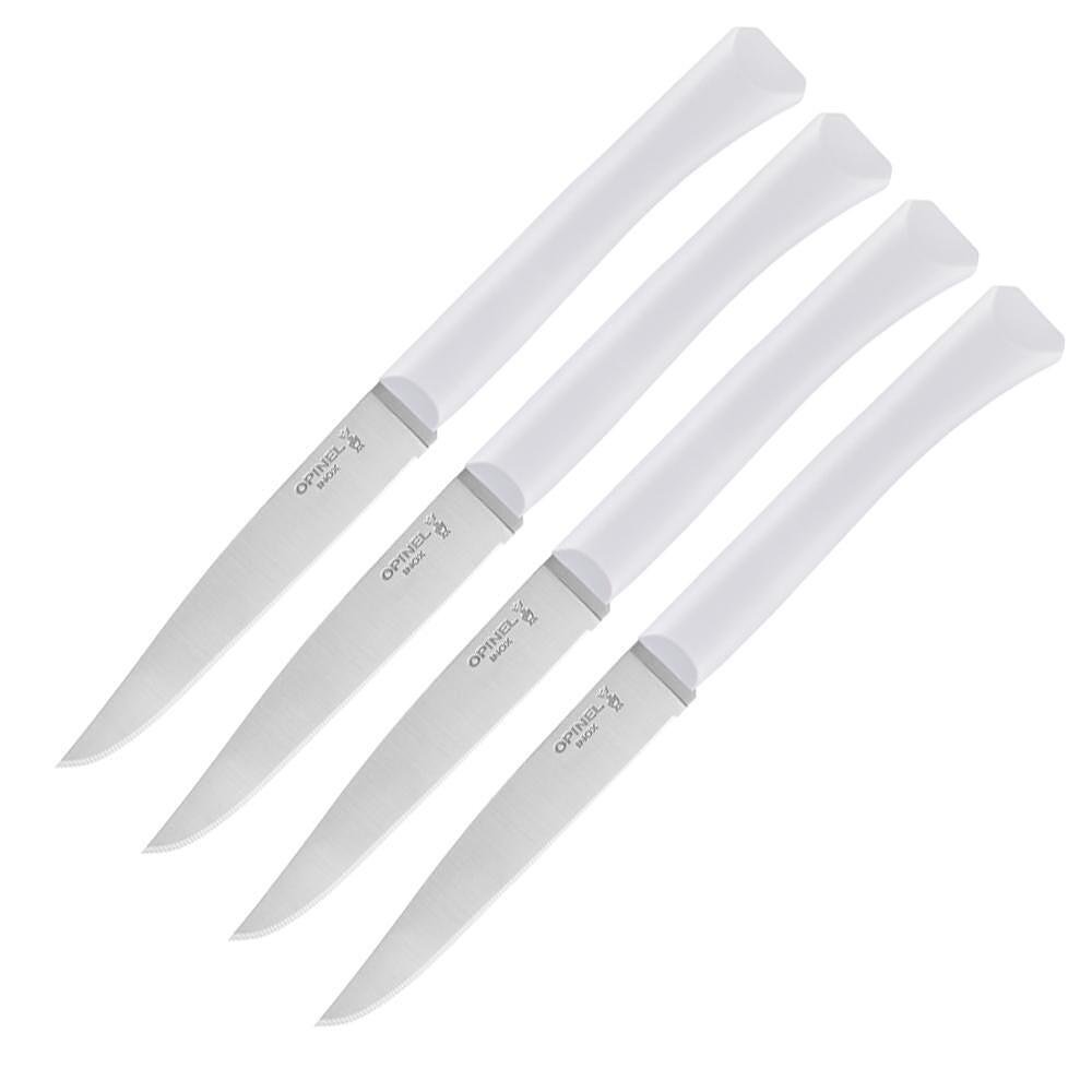 Комплект трапезни ножове Opinel №125 Bon Appetit White, 4 бр.