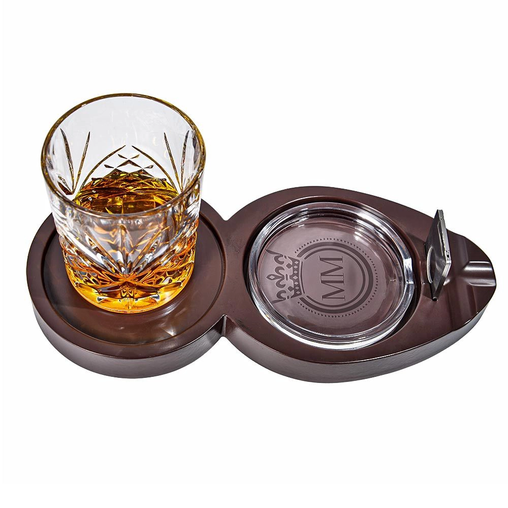 Комплект за уиски и пура Mikamax - Whisky & Cigar Tray - 2