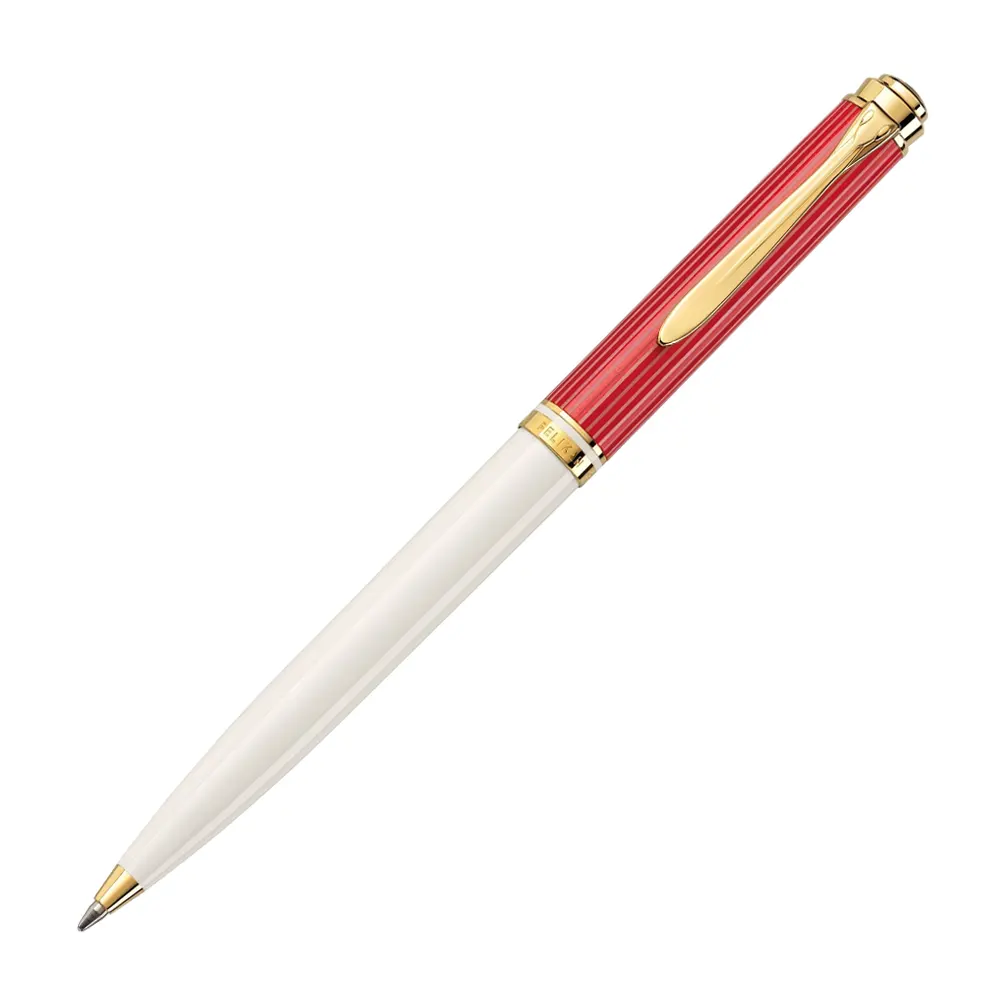 Химикалка Pelikan - Souveran K600 Limited edition, red/white