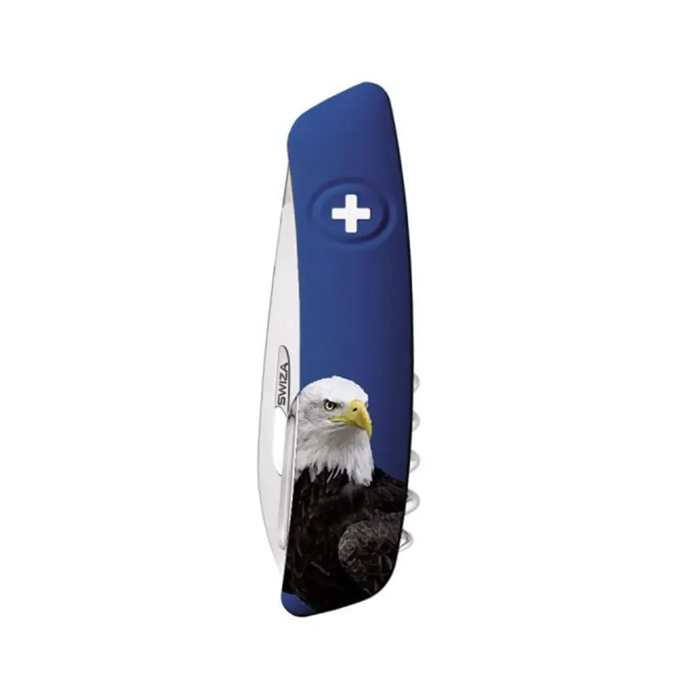 Швейцарско ножче SWIZA - TT03 Tick Tool Wildlife Eagle Dark Blue, 7.5см острие, 11x функции - 2