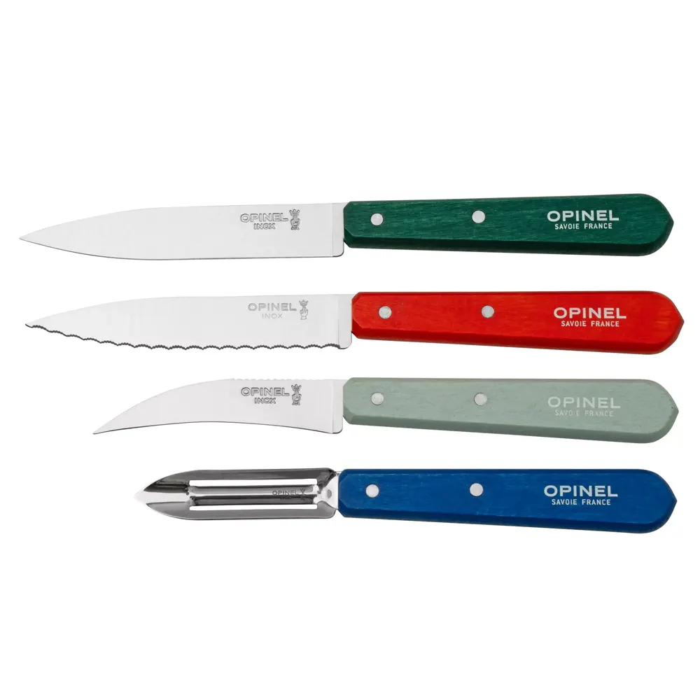 Комплект кухненски ножове и белачка Opinel Les Essentiels - Primo Set - 2