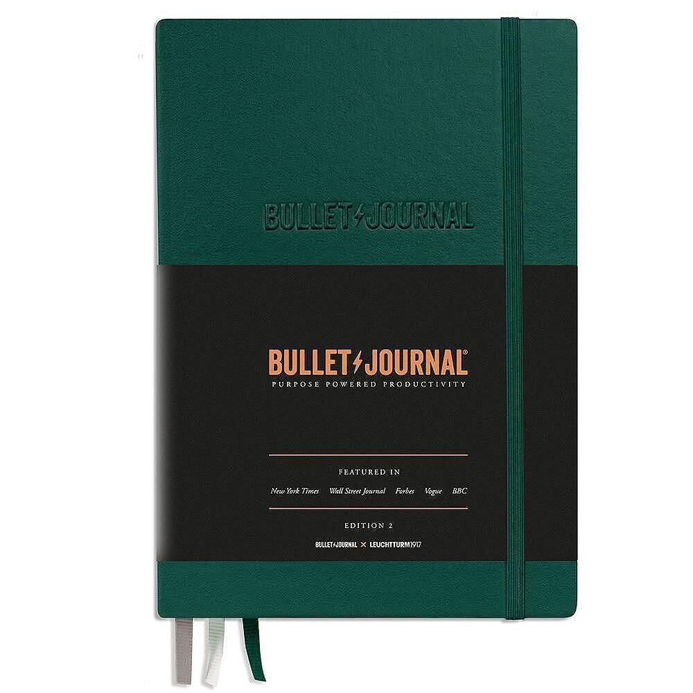 Тефтер А5 Leuchtturm1917 Bullet Journal Edition 2 Green 23, 120g/m² хартия
