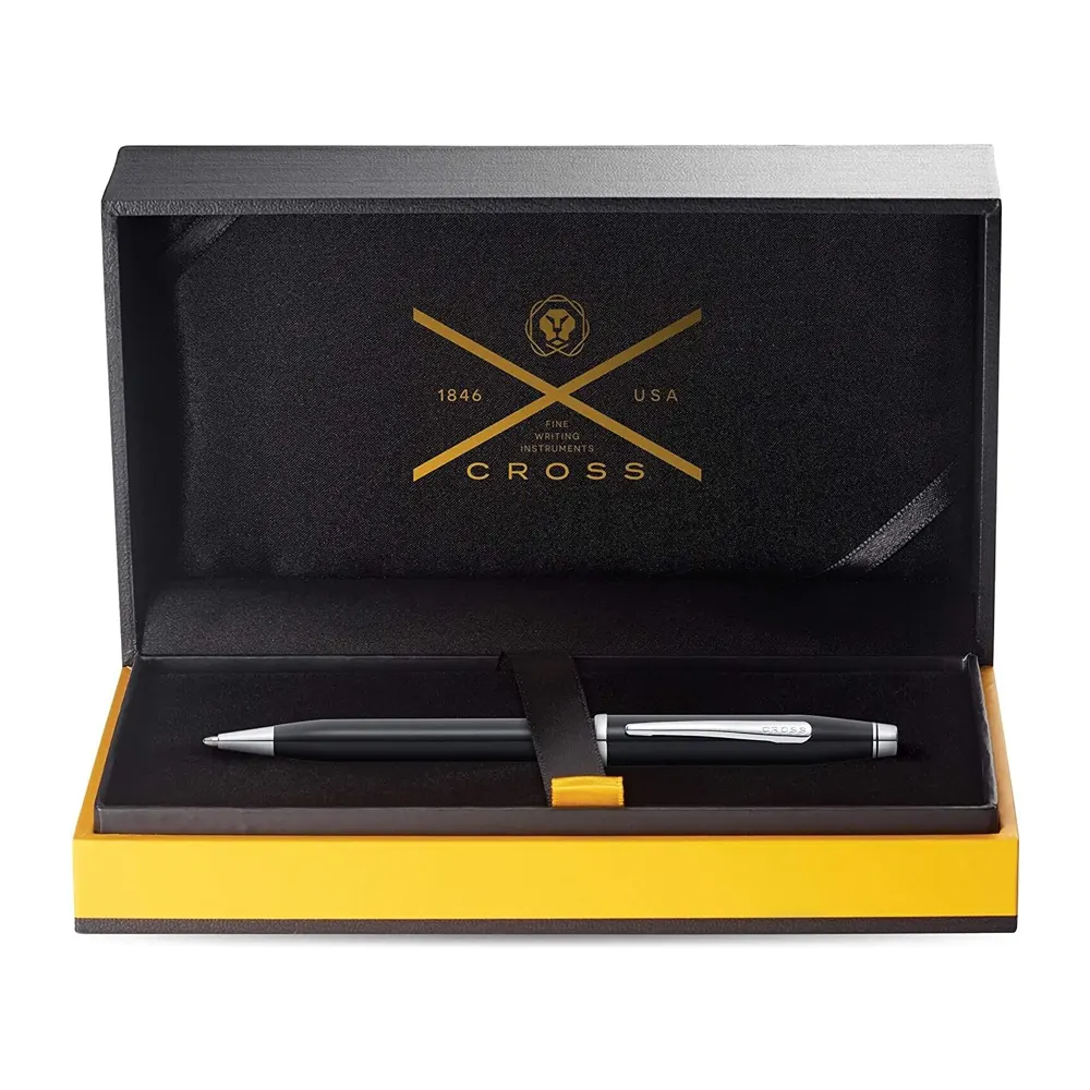 Химикалка Cross Century II - Lacquer Black - 3
