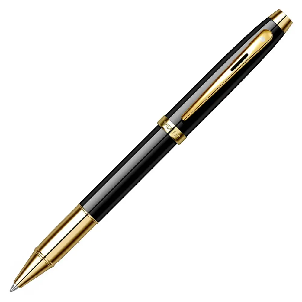 Комплект Sheaffer 100 - Black Lacquer GT, химикалка и ролер - 3