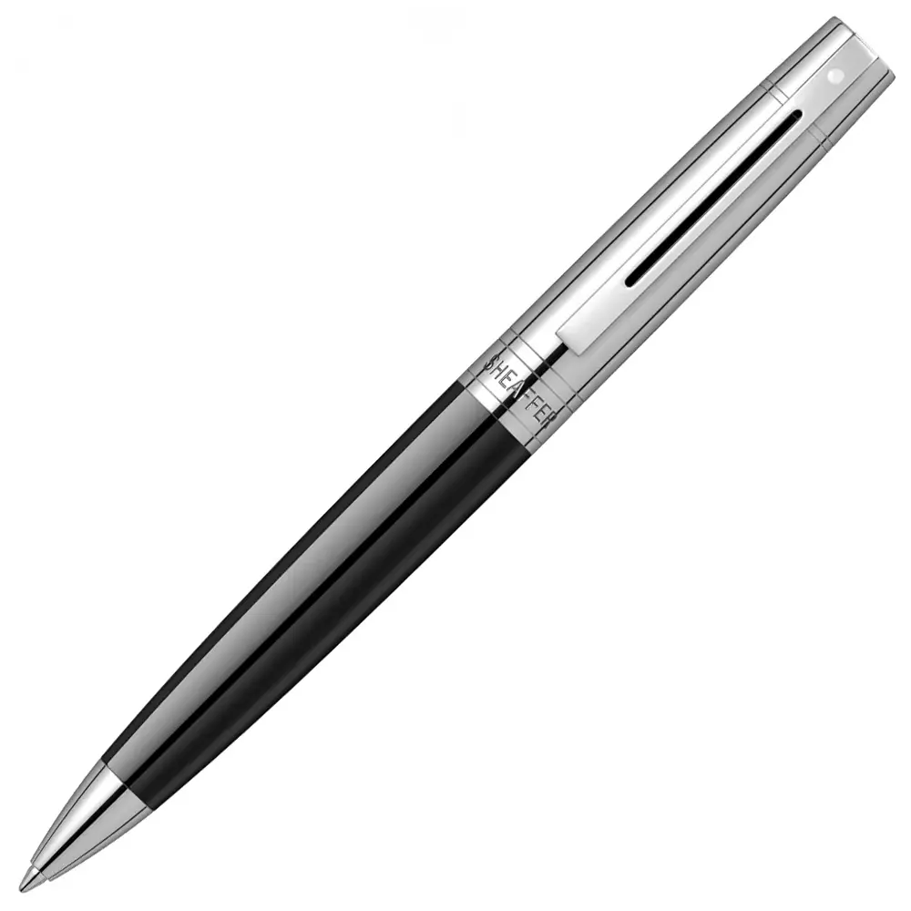 Комплект Sheaffer 300 - Black/Chrome, химикалка и писалка - 3