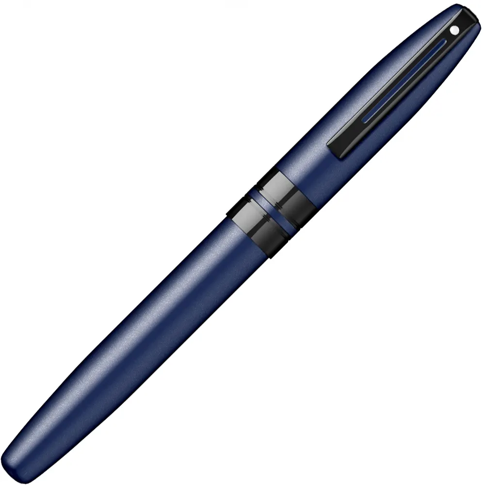 Ролер Sheaffer Icon - Matte Blue Lacquer with Black PVD Trims - 4