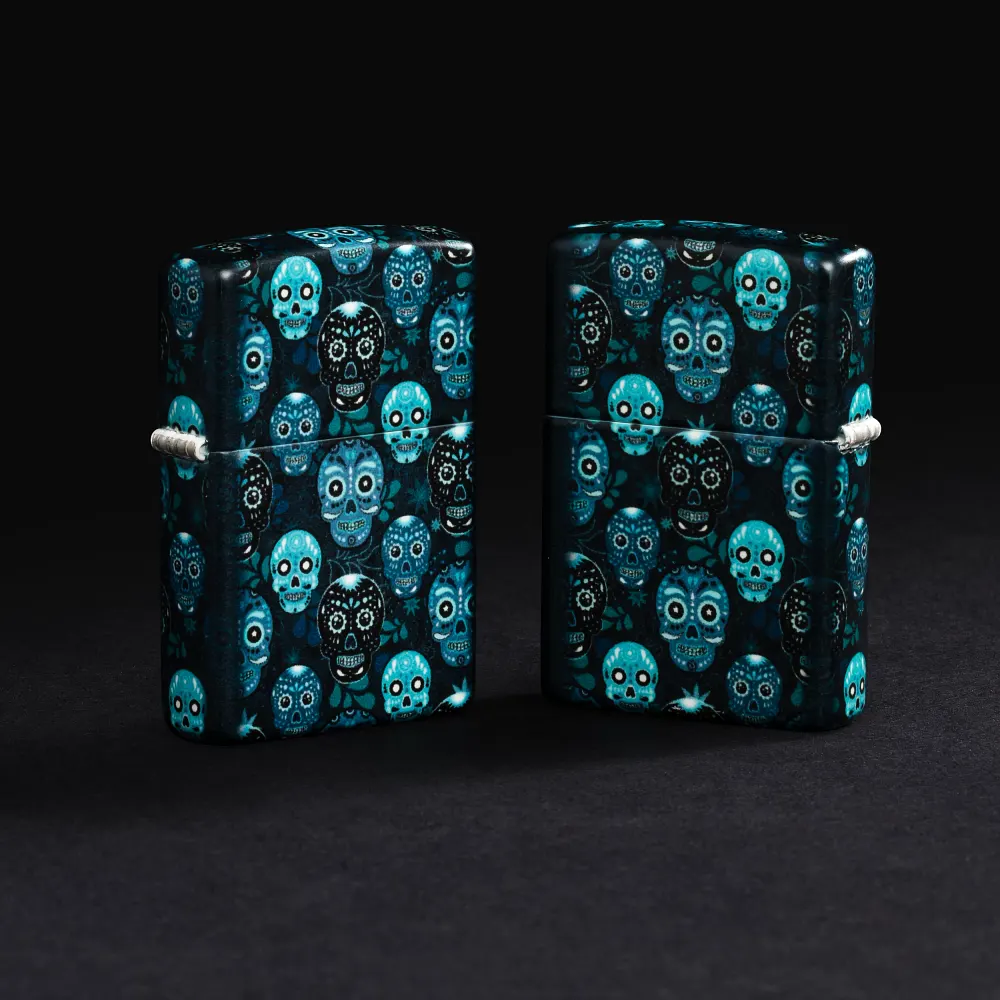 Запалка Zippo - Glow in the Dark Sugar Skulls Design - 8