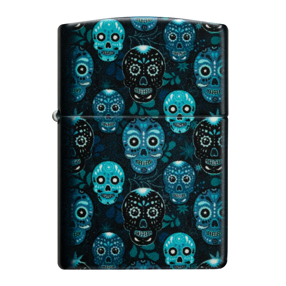 Запалка Zippo - Glow in the Dark Sugar Skulls Design - 2